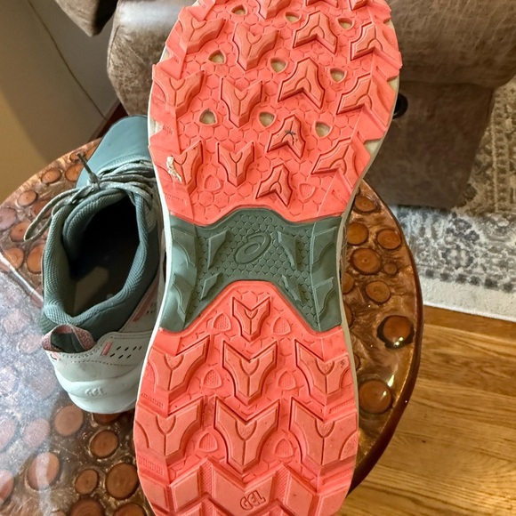 ASICS GEL-VENTURE 9 Running Shoes Ivy/Papaya Size 9.5 - Picture 7 of 9